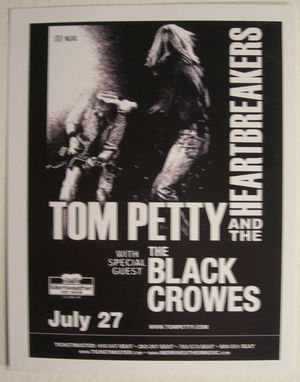 Concert poster from Tom Petty and The Heartbreakers - Merriweather Post Pavilion, Columbia, MD, USA - Jul 27, 2005