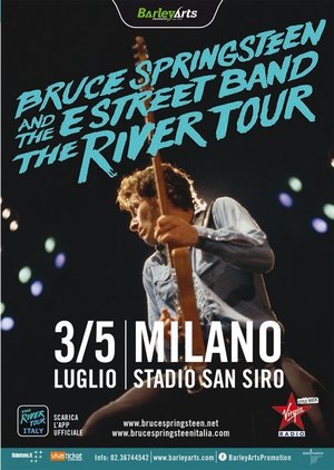 Concert poster from Bruce Springsteen - San Siro, Milano, Italy - Jul 5, 2016