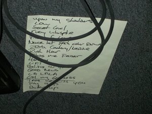 Setlist photo from Brad - The High Dive, Seattle, WA, USA - Dec 5, 2010