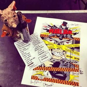 Setlist photo from Pearl Jam - Budweiser Gardens, London, ON, Canada - 16. Jul 2013