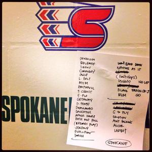 Setlist photo from Pearl Jam - Spokane Arena, Spokane, WA, USA - Nov 30, 2013