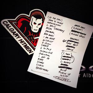 Setlist photo from Pearl Jam - Scotiabank Saddledome, Calgary, AB, Canada - Dec 2, 2013